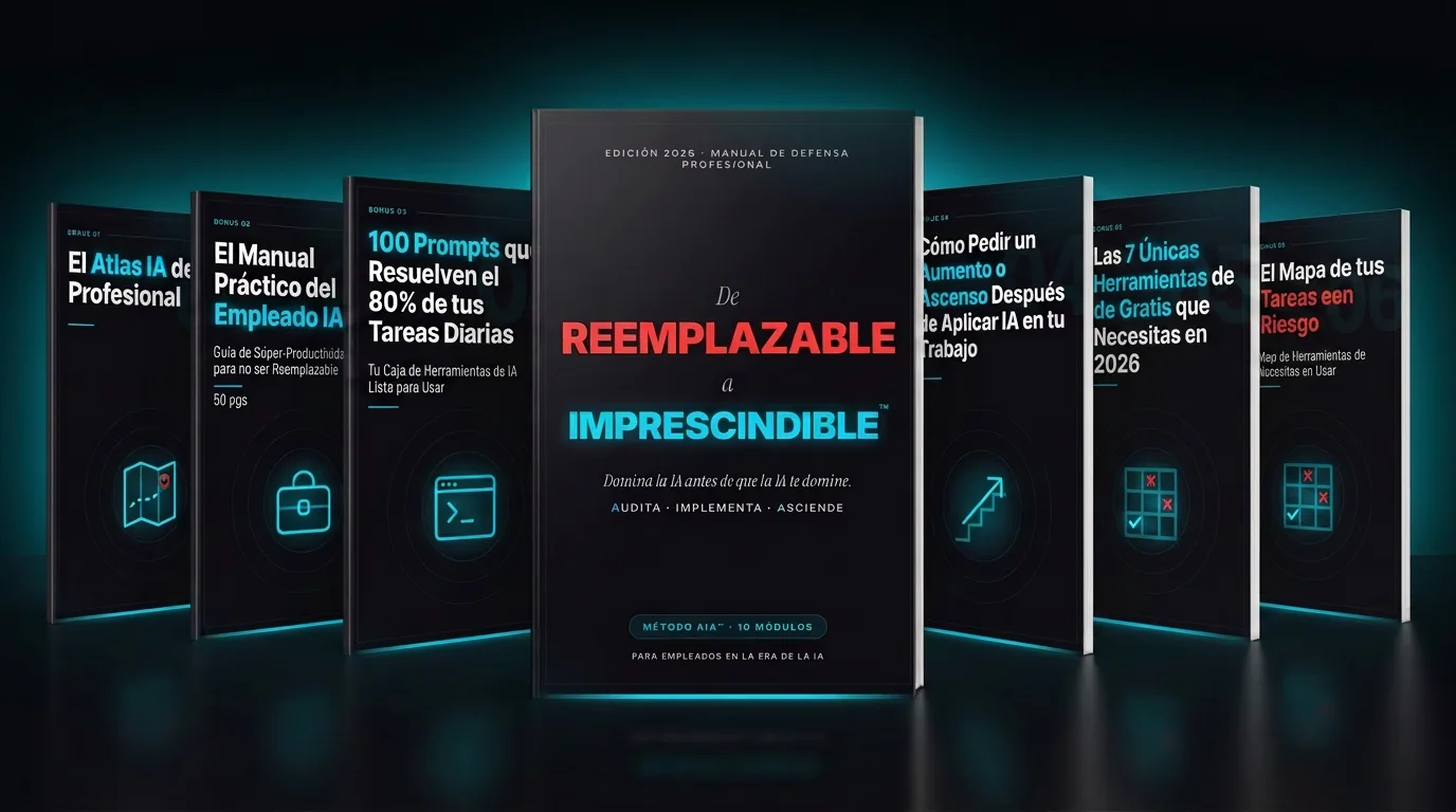 De REEMPLAZABLE a IMPRESCINDIBLE: manual principal + 6 bonos